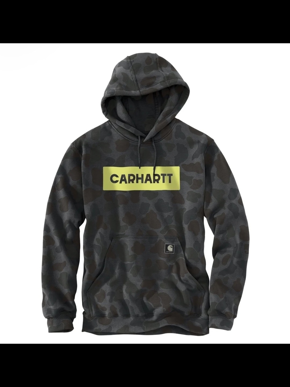 EUC Carhartt Men's Shadow Signature Camo Loose Fit Hoodie Sz Large